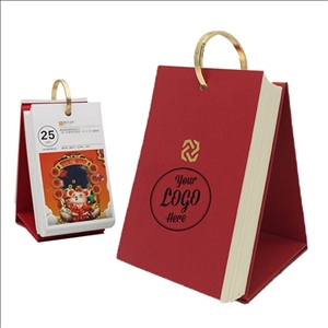 Customized Ring Binding Daily Desk Calendar